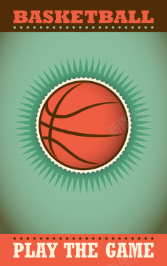 篮球俱乐部海报矢量图背景