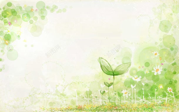 小清新唯美背景图背景
