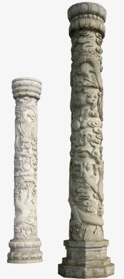 祭坛祭坛圆柱雕刻高清图片