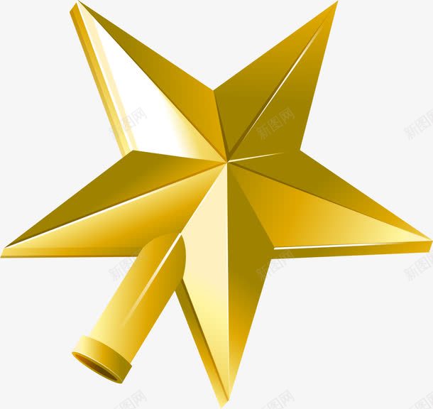 金色星星圣诞树装饰png免抠素材_88icon https://88icon.com Christma Christmas Merry 圣诞快乐 圣诞树 圣诞节 树木装饰 金色星星