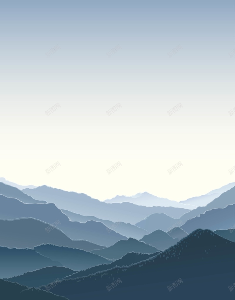 矢量扁平化远山朦胧山川背景ai设计背景_88icon https://88icon.com 几何 山川 扁平 扁平化 朦胧 渐变 矢量 背景 蓝色 远山 风景 矢量图
