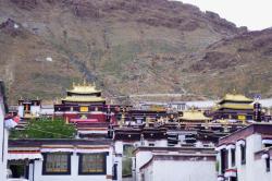 西藏扎什伦布寺风景1素材