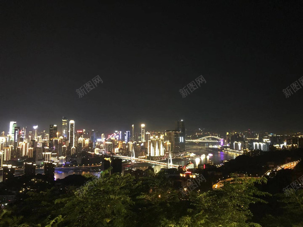 重庆渝中半岛png免抠素材_88icon https://88icon.com 夜景 渝中半岛 背景 重庆