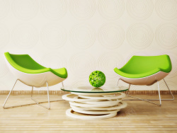 室内装饰效果沙发椅子海报背景高清图片