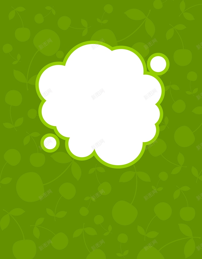 樱桃矢量图ai设计背景_88icon https://88icon.com 底纹 樱桃 纹理 绿色 质感 矢量图