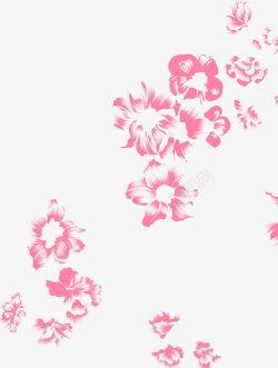 手绘粉色花朵教师节海报素材