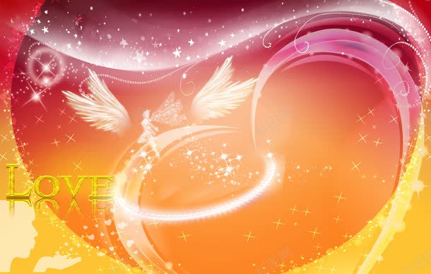 黄色金光闪闪小精灵海报背景七夕情人节png免抠素材_88icon https://88icon.com 情人 海报 精灵 背景 金光闪闪 黄色