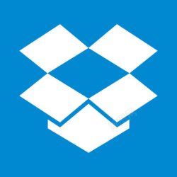 dropbox档案箱滴Dropbox文件存储图标高清图片