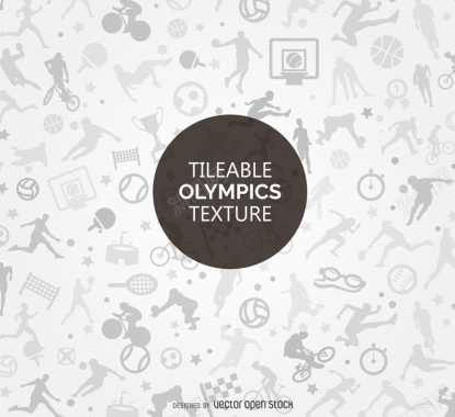 奥运会运动项目背景矢量图背景