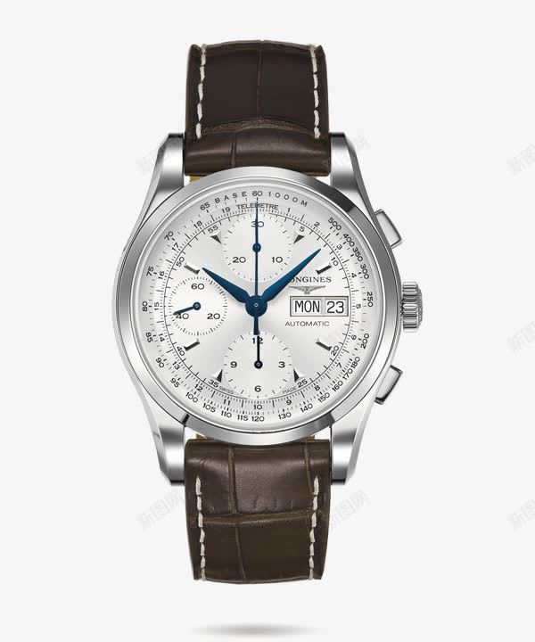 浪琴棕色腕表手表男表png免抠素材_88icon https://88icon.com LONGINES 产品实物 手表 机械男表 浪琴 男士手表 腕表