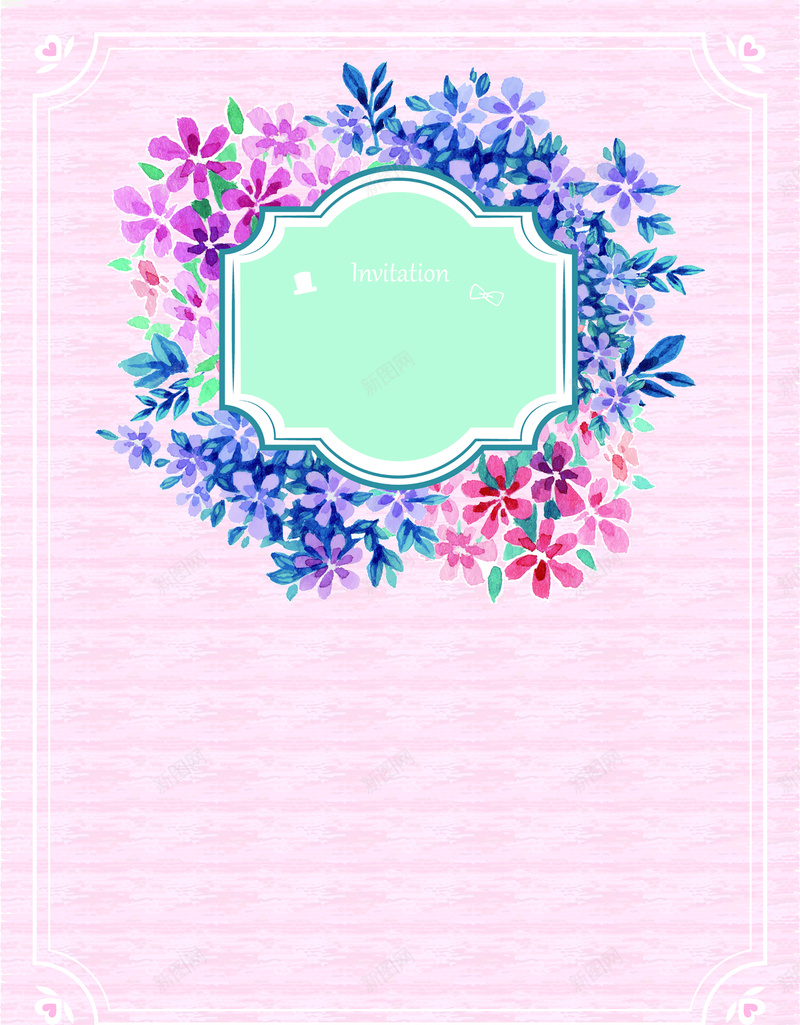 水彩花纹明信片风格婚礼邀请卡背景矢量图ai设计背景_88icon https://88icon.com 卡片 婚礼邀请函 婚礼邀请卡 底纹 明信片 水彩 水彩花纹 清新 花朵 花纹 质感 矢量图