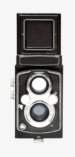 黑色漂亮复古相机素材