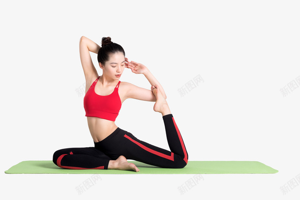 运动塑身减肥瑜伽png免抠素材_88icon https://88icon.com 减肥 塑身 拉筋 瑜伽 运动