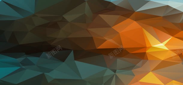 多边形背景jpg设计背景_88icon https://88icon.com 低平面多边形 多边形 棕色 橙色 蓝色
