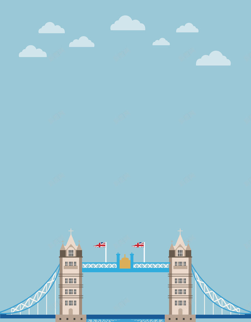 创意伦敦大桥建筑海报背景矢量图ai设计背景_88icon https://88icon.com 伦敦 几何 创意 大桥 大海 建筑 开心 扁平 海报 白云 矢量 素材 背景 蓝天 设计 矢量图
