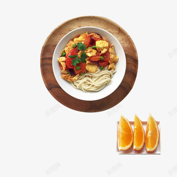 番茄鸡蛋面psd免抠素材_88icon https://88icon.com 产品实物 家常 营养