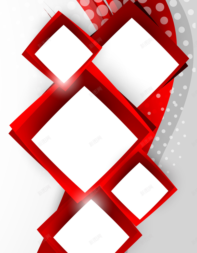 红色像素化方块海报矢量图ai设计背景_88icon https://88icon.com 中国风 像素化 方块 红色 矢量图