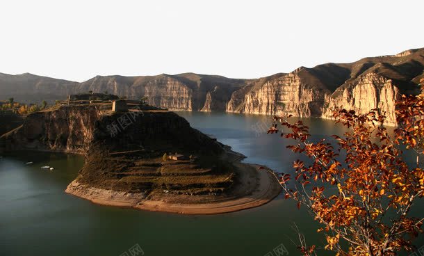 山西旅游老牛湾png免抠素材_88icon https://88icon.com 山西旅游 山西老牛湾 旅游景区 老牛湾 著名景点