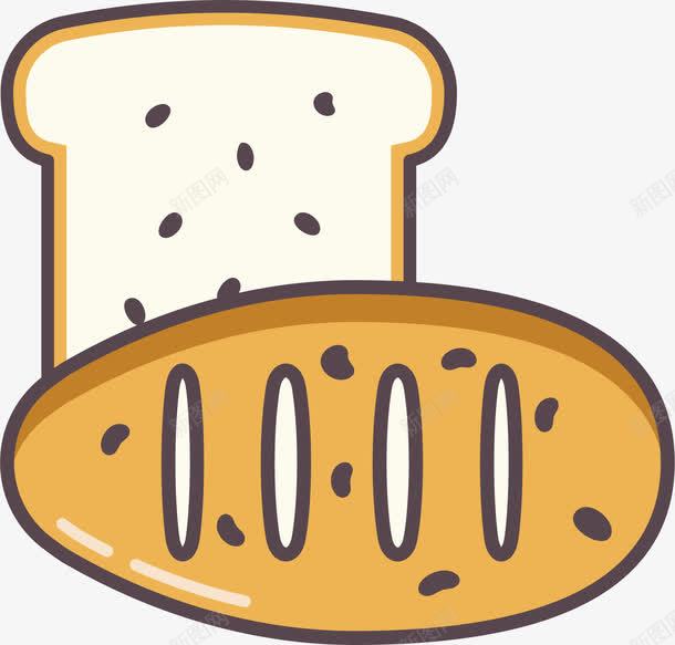 手绘面包片png免抠素材_88icon https://88icon.com 手绘 现烤面包 粗粮面包 面包 面包片 面包简笔画 食物