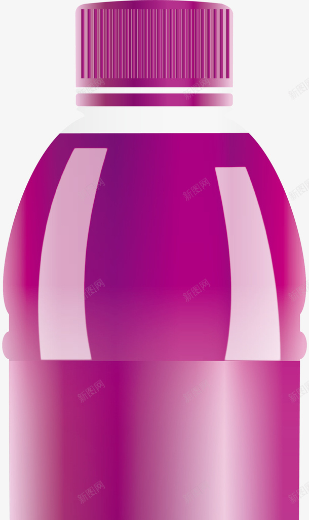紫色瓶子矢量图ai免抠素材_88icon https://88icon.com 包装材料 包装材料盒 包装材料矢量 商用包装材料 塑料包装材料 紫色瓶子 金属包装材料 矢量图
