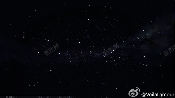 虚拟星空星星壁纸背景