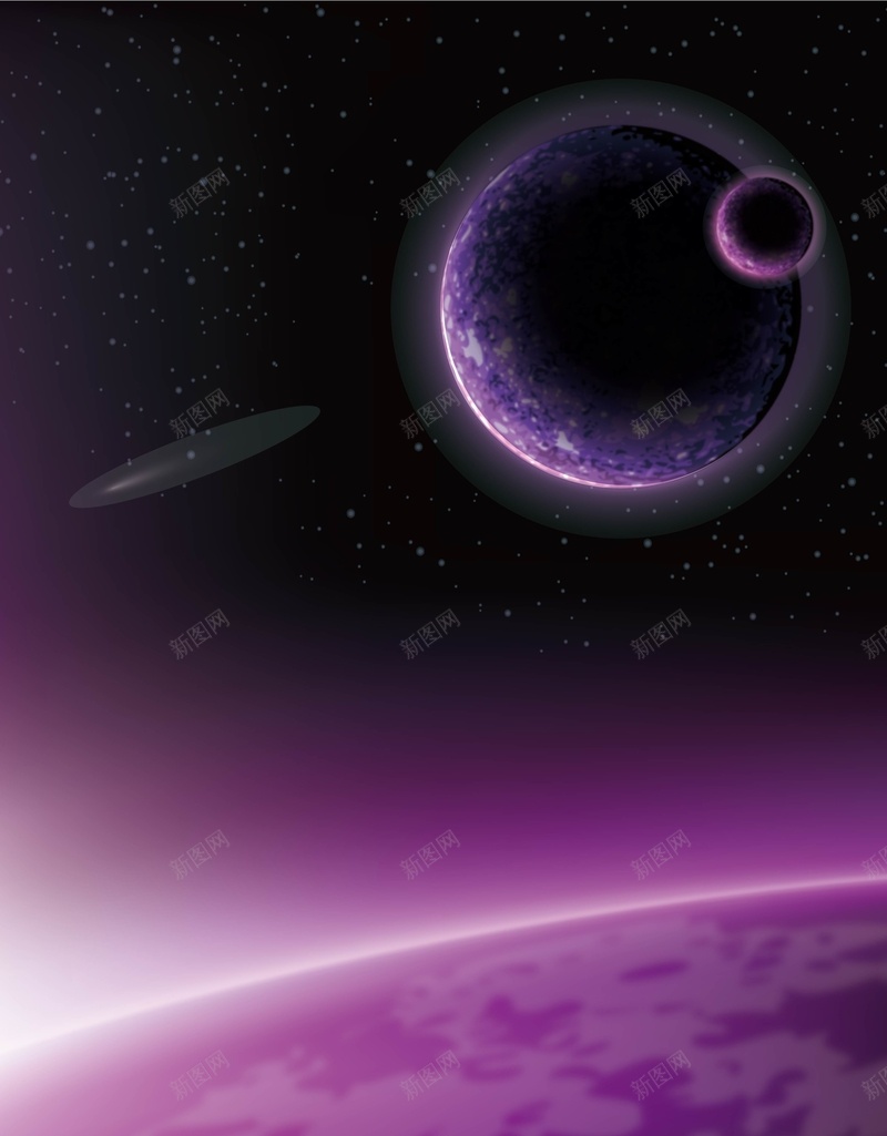 紫色太空中的圆球背景矢量图ai设计背景_88icon https://88icon.com AI 圆球 星空 海报 矢量素材 科幻 科技 紫色 背景 陶醉 高清背景设计图 矢量图