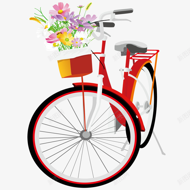 手绘自行车矢量图ai免抠素材_88icon https://88icon.com AI 卡通 手绘 线条 自行车 车辆 矢量图