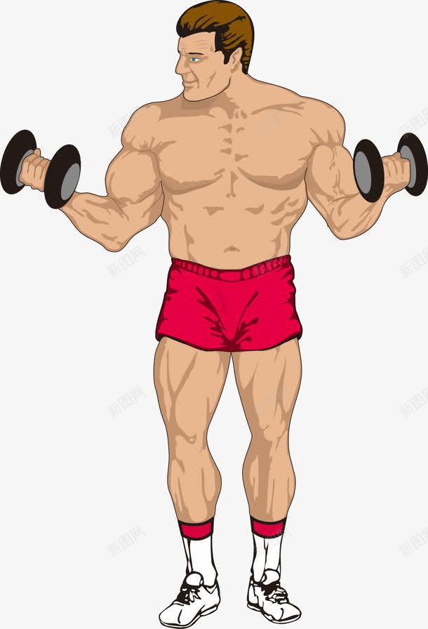 运动肌肉男png免抠素材_88icon https://88icon.com 强壮肌肉男 杠铃 猛男 肌肉男 运动 锻炼