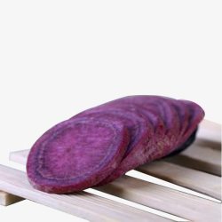现切紫薯片紫薯片高清图片