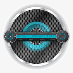金属按键时尚播放器高清图片