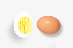 熟蛋黄鸡蛋熟鸡蛋蛋黄蛋清高清图片