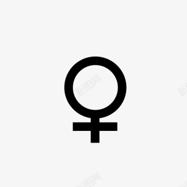 黑色元素男女性别符号图标图标