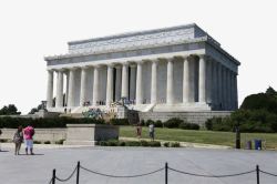 林肯旅游景区林肯纪念堂高清图片
