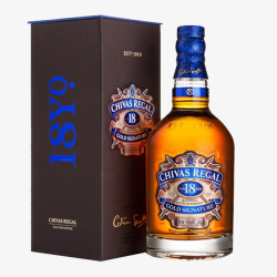 经典苏格兰威士忌芝华士18年威士忌高清图片