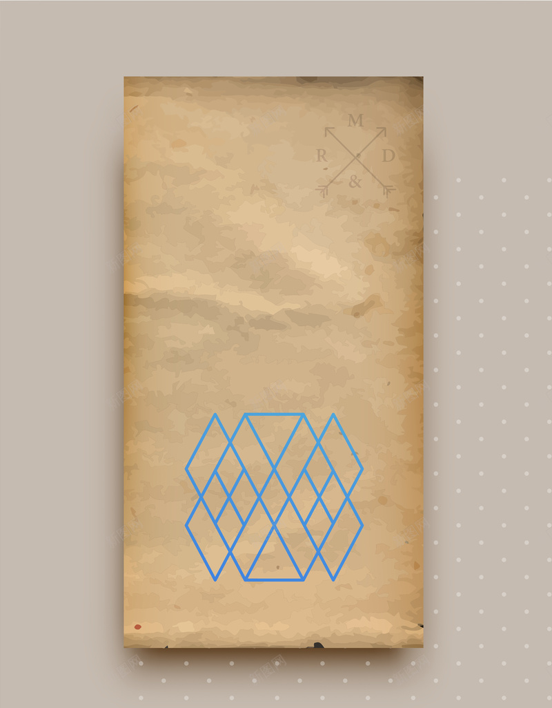 水玉点纸张海报矢量图ai设计背景_88icon https://88icon.com 做旧简约 卡片 商务 水玉点 海报 灰色 纸张 纹理 背景 褶皱 质感 矢量图