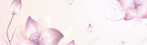 紫色花朵背景jpg设计背景_88icon https://88icon.com 创意海报 唯美花朵背景 紫色 花朵