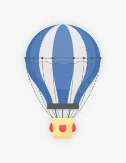 卡通热气球装饰图素材