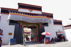 西藏扎什伦布寺风景6素材