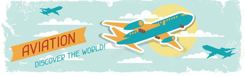 交通工具标贴矢量ai设计背景_88icon https://88icon.com 交通 几何 工具 扁平 标贴 海报banner 渐变 矢量 矢量图