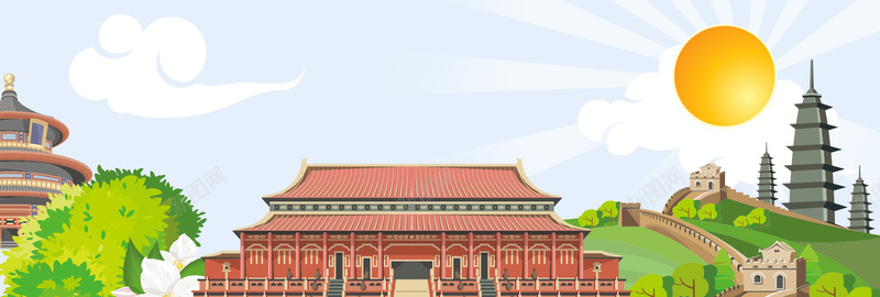 电商淘宝天猫国庆节出游季旅游促销海报jpg设计背景_88icon https://88icon.com banner 促销 出游季 北京 国庆节 天安门 字体设 故宫 旅游 海报 淘宝 电商 长城 黄金周