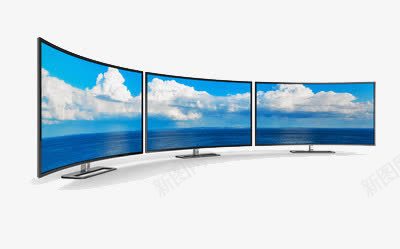 曲屏png免抠素材_88icon https://88icon.com 宽大 技术 效果