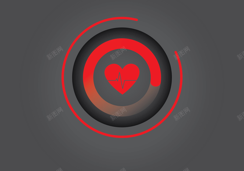 简约几何健康医疗海报画册矢量背景ai设计背景_88icon https://88icon.com 体检 健康医疗海报 几何 大气 心跳 画册 矢量背景 简约 红色 矢量图