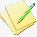 文件黄色的编辑文件纸写写作青秀素材