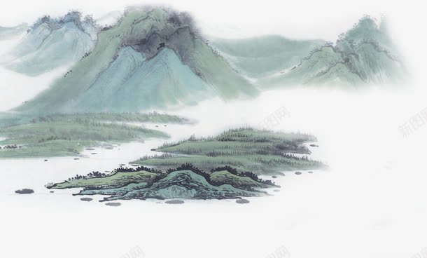 山png免抠素材_88icon https://88icon.com 中国风 假山 山 水墨画