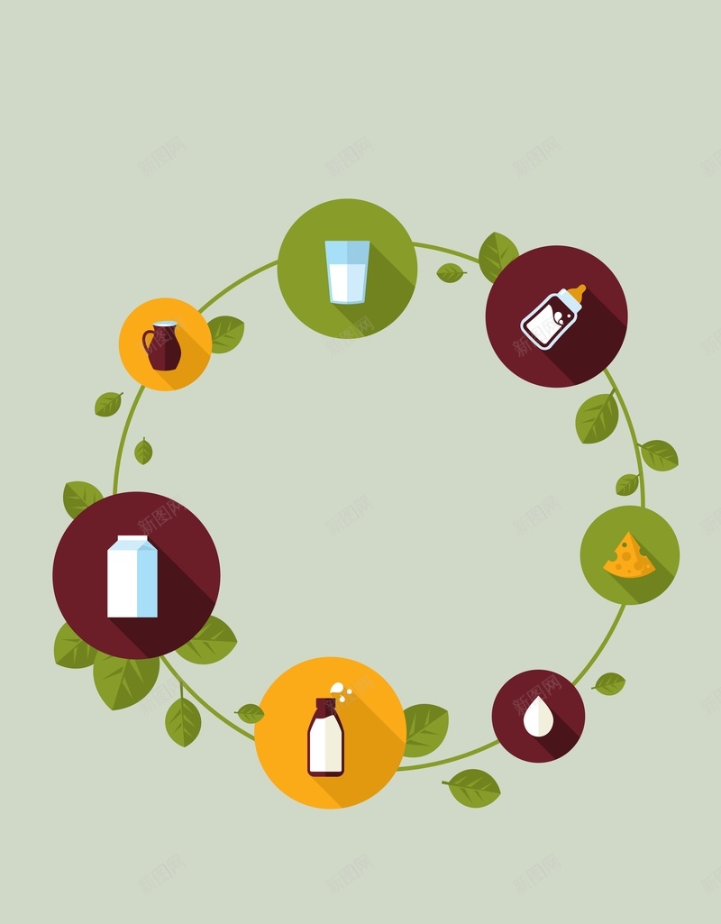 矢量扁平化餐饮饮食搭配背景ai设计背景_88icon https://88icon.com 圆框 扁平化 搭配 海报 矢量 线性 绿色 背景 餐饮 饮食 矢量图