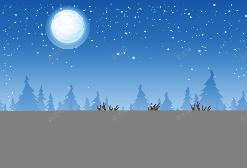 雪橇驯鹿圣诞老人森林雪景海报背景矢量图ai设计背景_88icon https://88icon.com 卡通 圣诞 幸福 手绘 森林 海报 矢量 童趣 素材 老人 背景 雪景 雪橇 驯鹿 矢量图