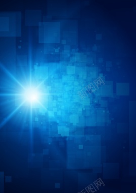 蓝色网格矢量图背景