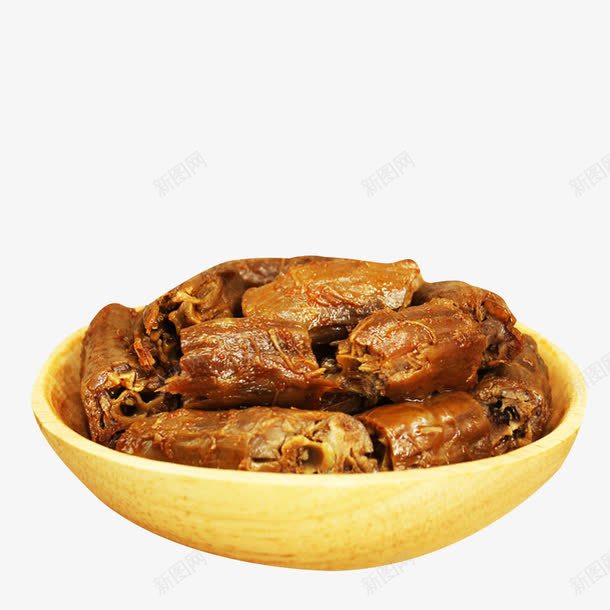 卤汁酱香味鸭脖子png免抠素材_88icon https://88icon.com 传统小吃 小吃鸭脖子实物 手工腌制 绝味鸭脖