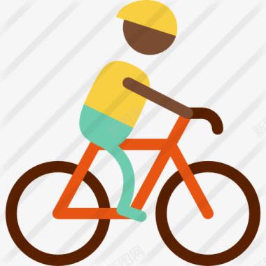自行车骑自行车的图标图标
