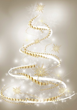 质感圣诞树背景装饰矢量图背景